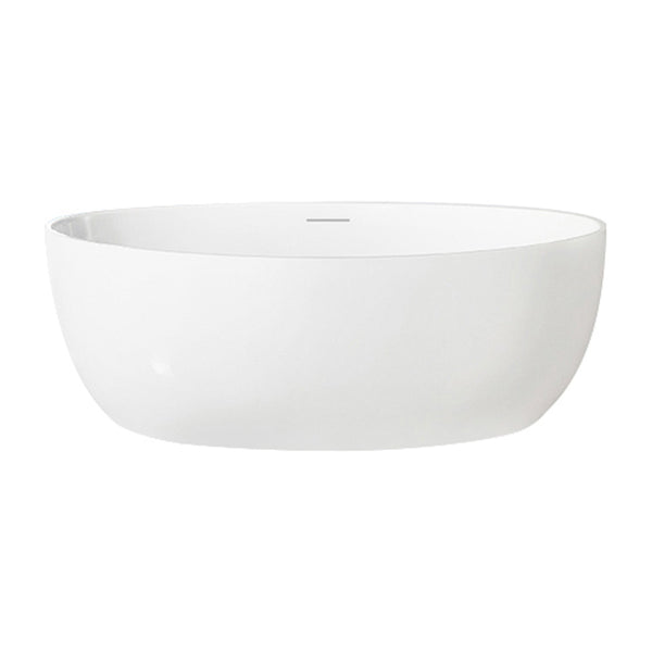 Bain autoportant 60'' blanc brillant