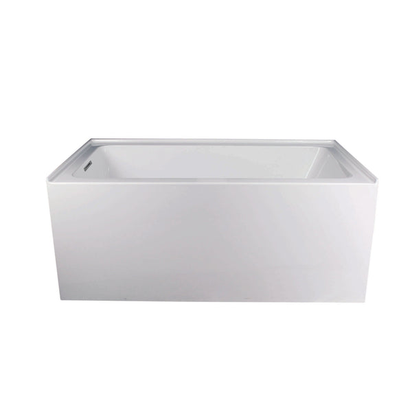 Baignoire en alcôve blanc mat gauche 60’’