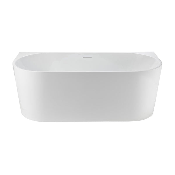 Baignoire autoportante blanc lustré 66’’
