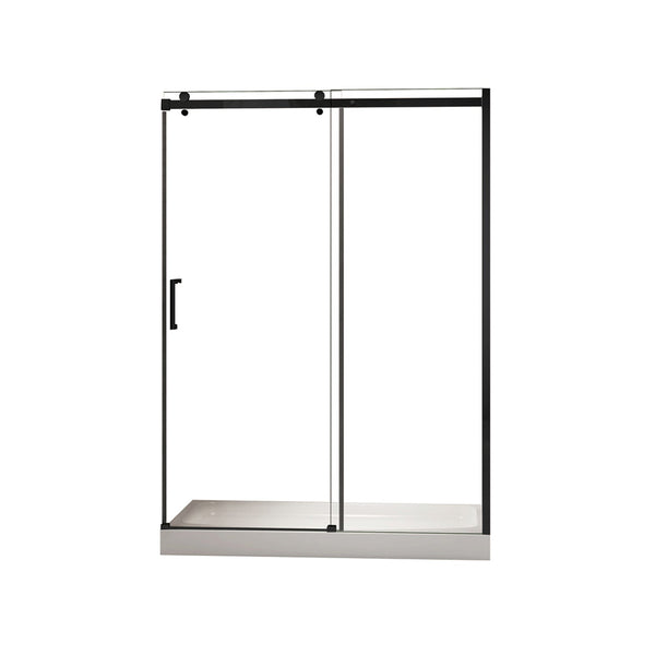 Porte de douche 48'' noir mat