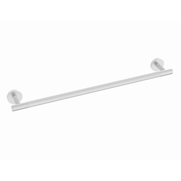 Porte-serviettes 24" fini blanc mat