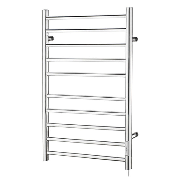 Chauffe-serviette arrondi 10 barres fini chrome