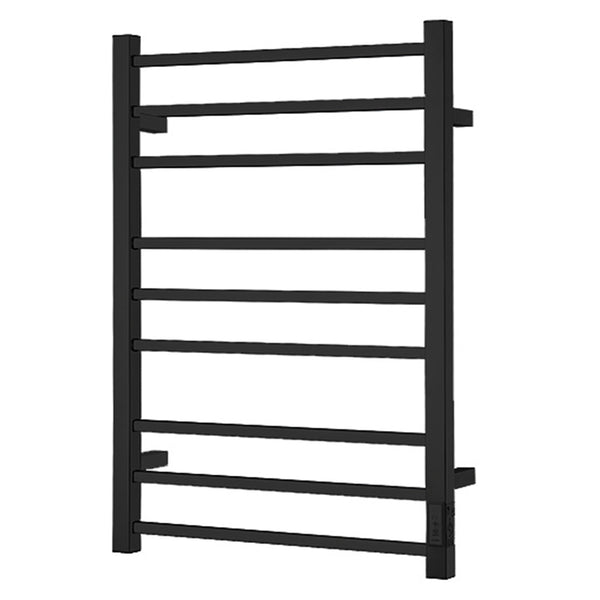 Chauffe-serviette carré 9 barres fini noir mat