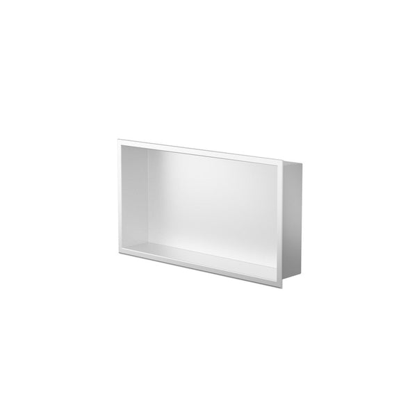 Niche de douche fini blanc mat 12"X24"