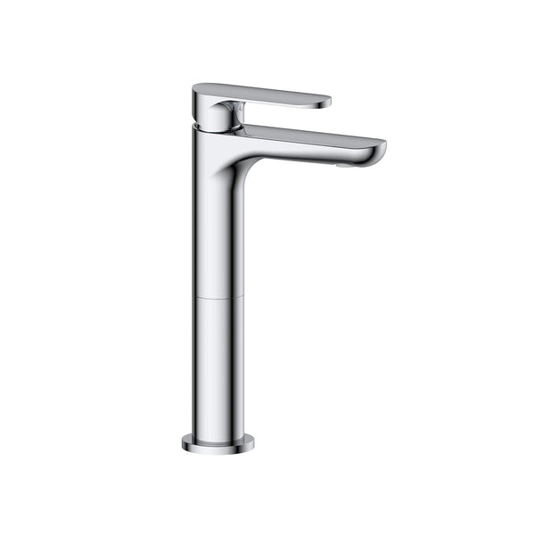 CHROME FLAT & ROUNDED LAVATORY FAUCET