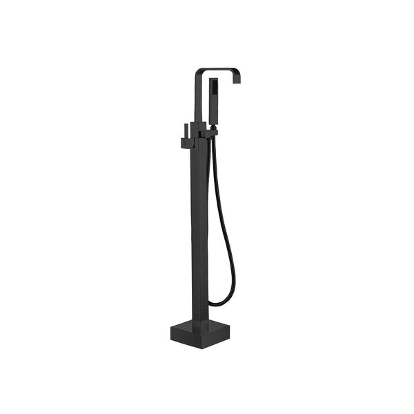 Robinet de bain autoportant fini noir mat