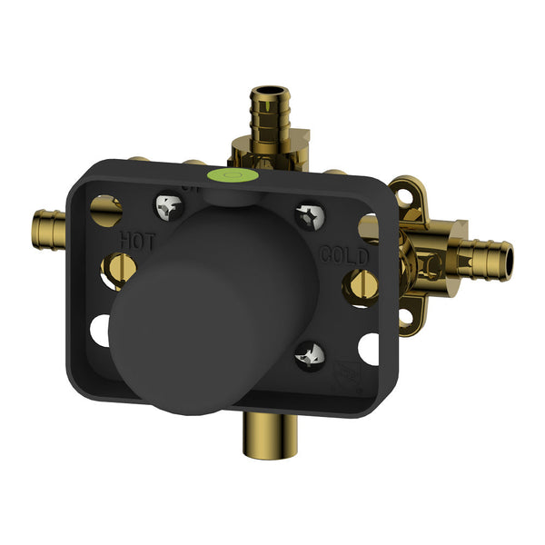 Installation primaire de valve à pression équilibrée